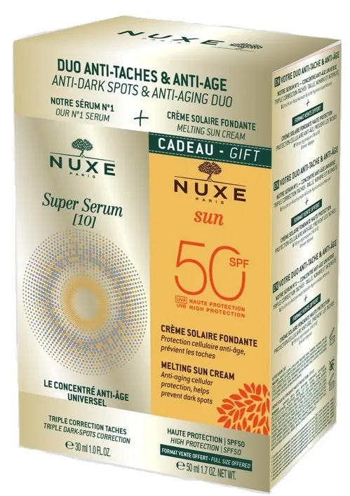 Nuxe Kit Super Serum 30ml + Sun Crema Solare Viso 50ml SPF50