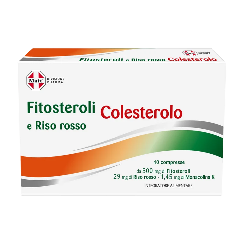 Matt Pharma Fitosteroli E Riso Rosso Colesterolo 40 Compresse