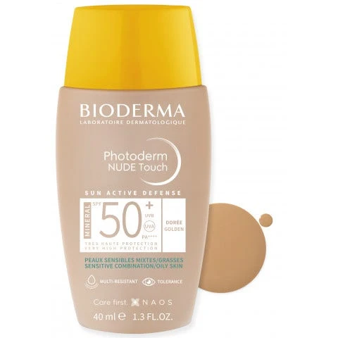Bioderma Photoderm Nude Touch Mineral SPF 50+ Dorée 40ml