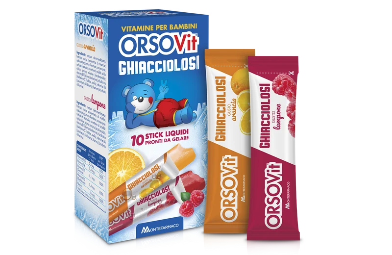Orsovit Ghiacciolosi 10 Stick Liquidi