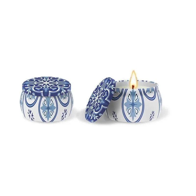Le Maioliche candela Blue 1 pezzo