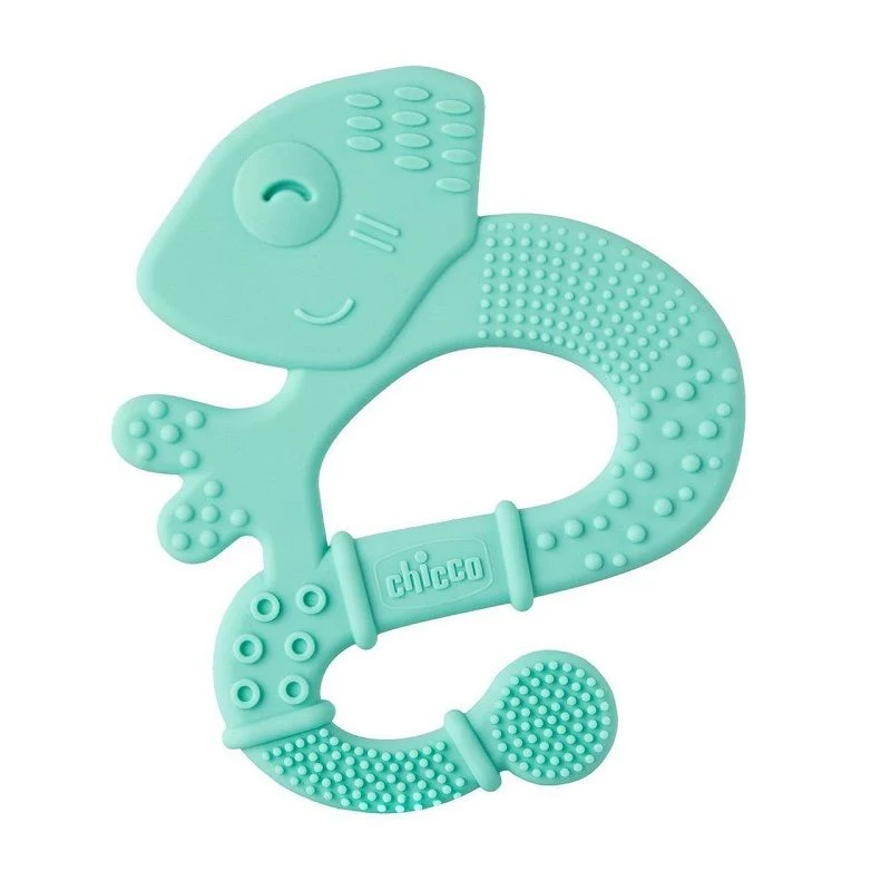 Chicco Massaggiagengive Soft Iguana colore verde acqua 2 mesi+ 1 pezzo