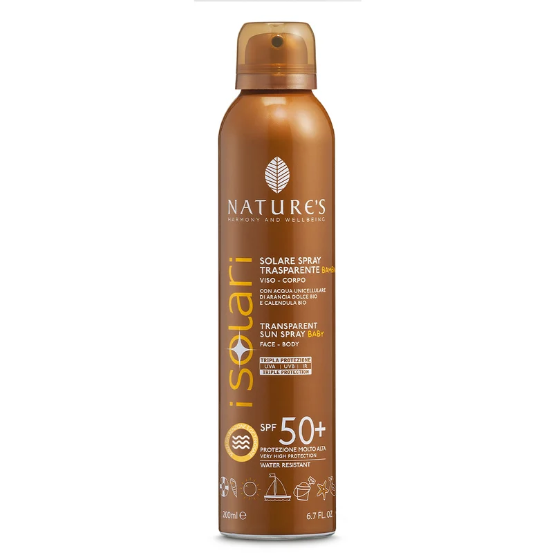 Nature's I Solari Spray Trasparente Bambini SPF50+ 200ml