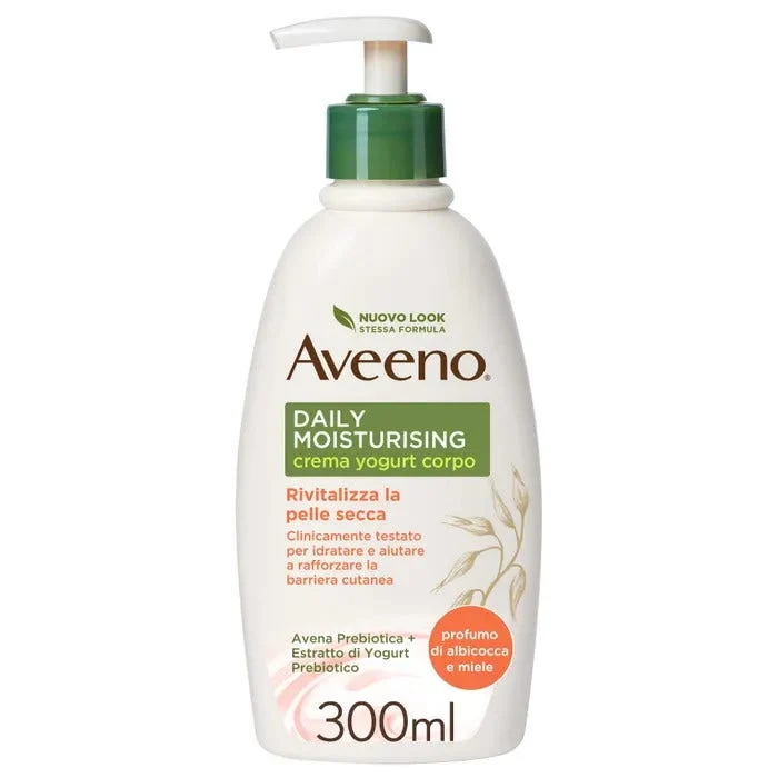 Aveeno Daily Moisturising Crema Corpo Yogurt Albicocca/Miele 300ml