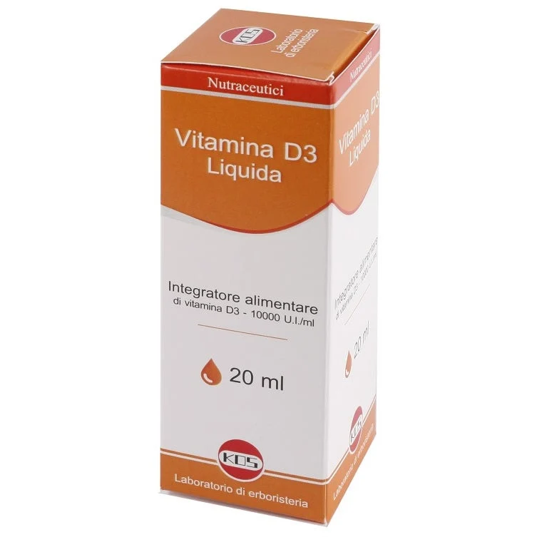 Kos Vitamina D Liquida 20ml 10000UI/ml