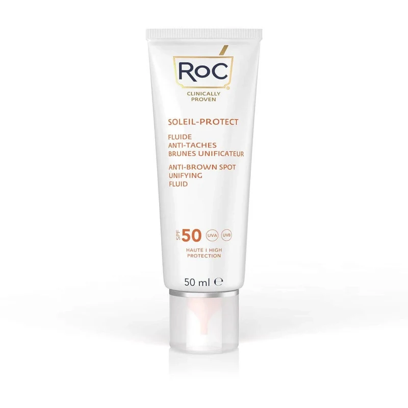 Roc Fluido Solare Viso Anti-Macchie Uniformante SPF50+ 50ml
