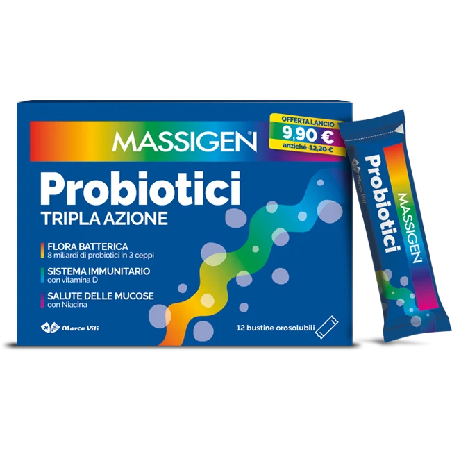 Massigen Probiotici 12 Stickpack