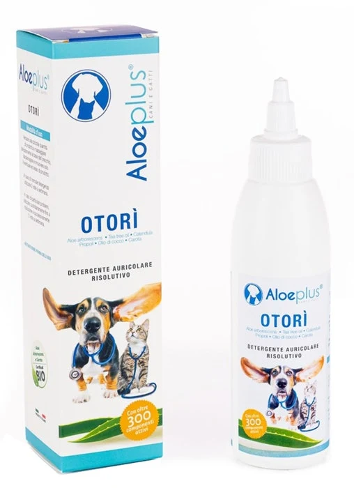 AloePlus Otorì Detergente Auricolare Per Cani e Gatti 125ml