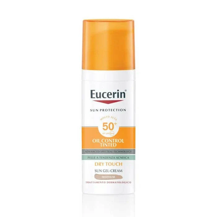 Eucerin Sun Oil Control Tinted Gel-Crème With SPF50+ Medium