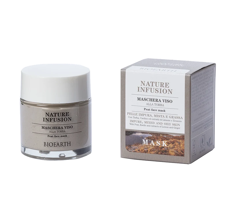 Bioearth Maschera Gel Viso Torba 100ml