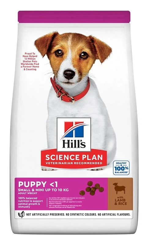 Hill's Science Plan Puppy Small&Mini Agnello&Riso 6Kg