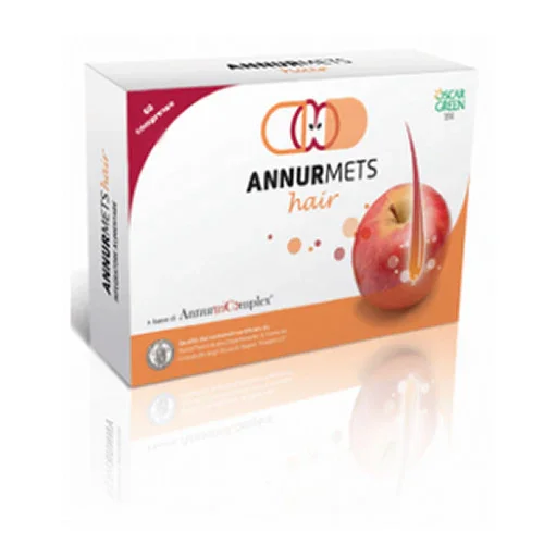 ANNURMETS HAIR 60 COMPRESSE GASTRORESISTENTI DA 510 MG SENZA GLUTINE SENZA LATTOSIO