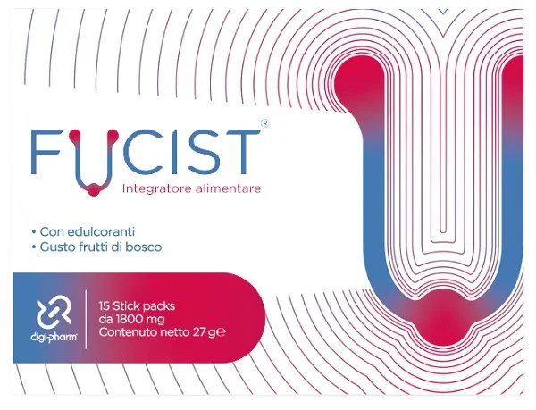 FUCIST 16 STICK PACKS DA 1800 MG GUSTO FRUTTI DI BOSCO CON EDULCORANTI SENZA GLUTINE SENZA LATTOSIO