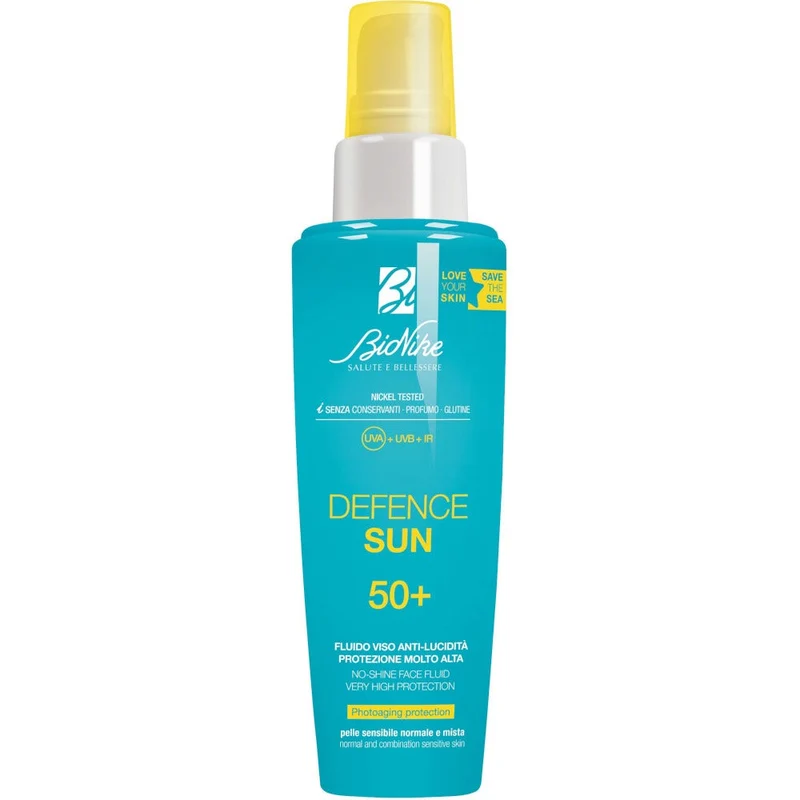 Bionike Defence Sun Fluido Viso SPF50+ Anti-Lucidità 50ml