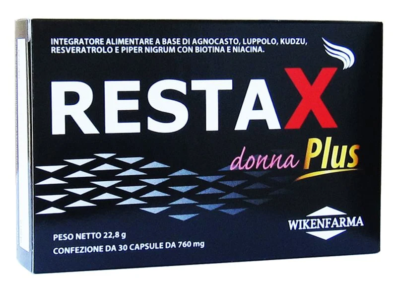 Restax Donna Plus 30 Capsule - Integratore per Benessere Femminile