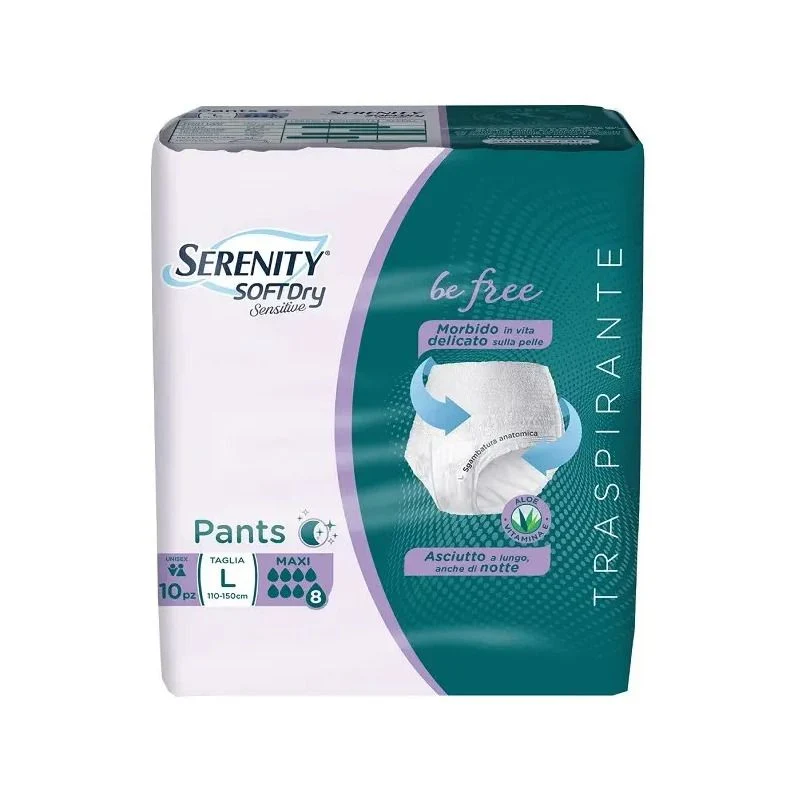 Serenity Pants Be Free Maxi mutandina per incontinenza taglia L 10 pezzi