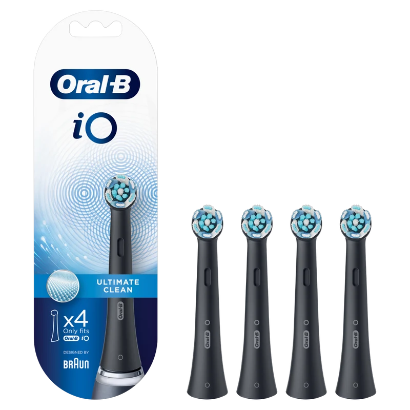Oral B Testine Di Ricambio Io Ultimate Clean Nere 4 Pezzi