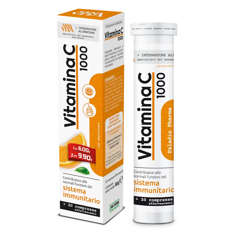 Sanavita Vitamina C 20 Compresse Effervescenti