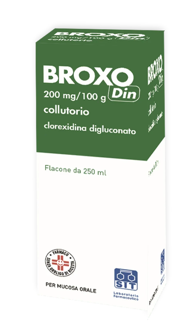 BROXODIN 0,2% COLLUTORIO FLACONE DA 250 ML