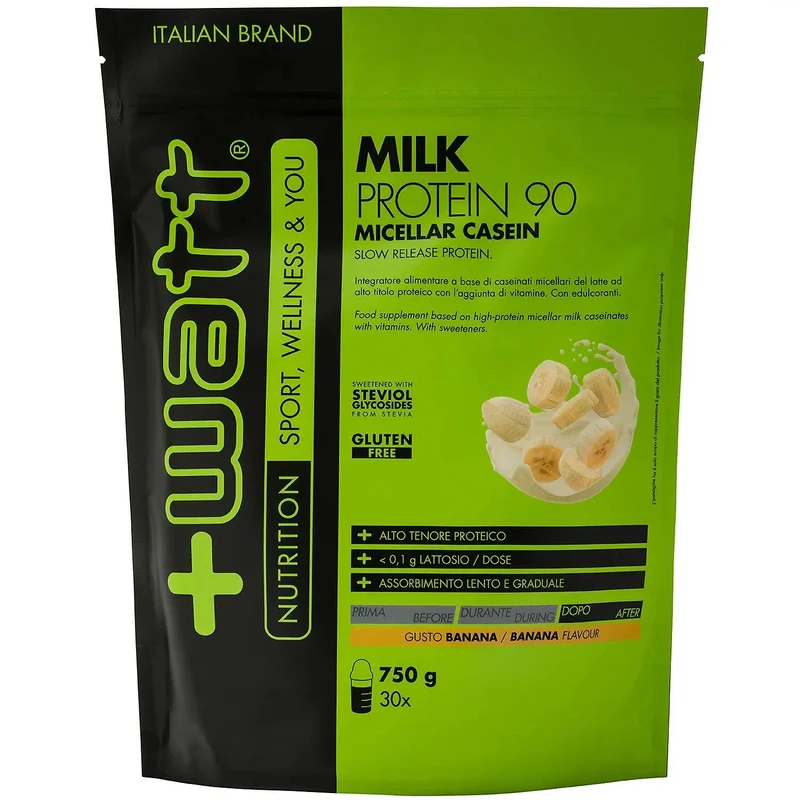 +Watt Milk Protein 90 Doypack Gusto Banana 750g