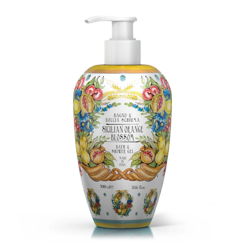 Le Maioliche Sicilian Orange Blossom Bagno E Doccia Schiuma 700ml