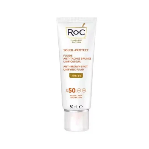 ROC FLUIDO SOLARE VISO SPF50 IDRATANTE COLORATO 50 ML