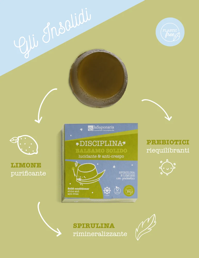 La Saponaria Inner Balsamo Disciplina Solido Lucidante E Anti-Crespo 40ml