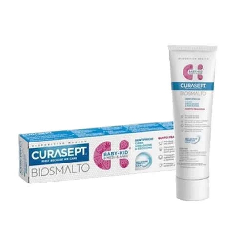 CURASEPT BIOSMALTO DENTIFRICIO BABY KID MENTA CARIE ABRASIONE & EROSIONE 50 ML