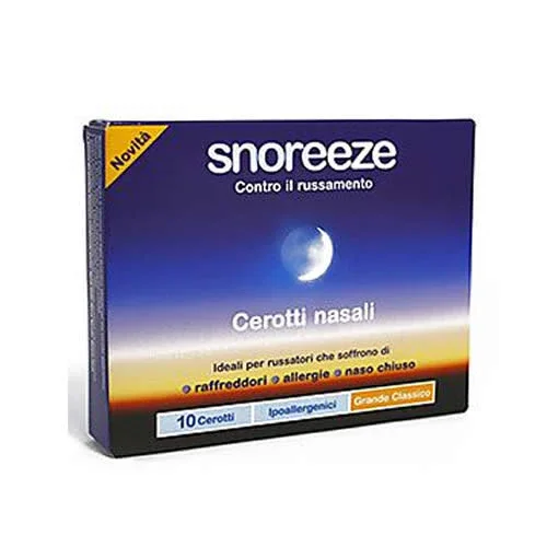 CEROTTO NASALE SNOREEZE GRANDE 10 PEZZI